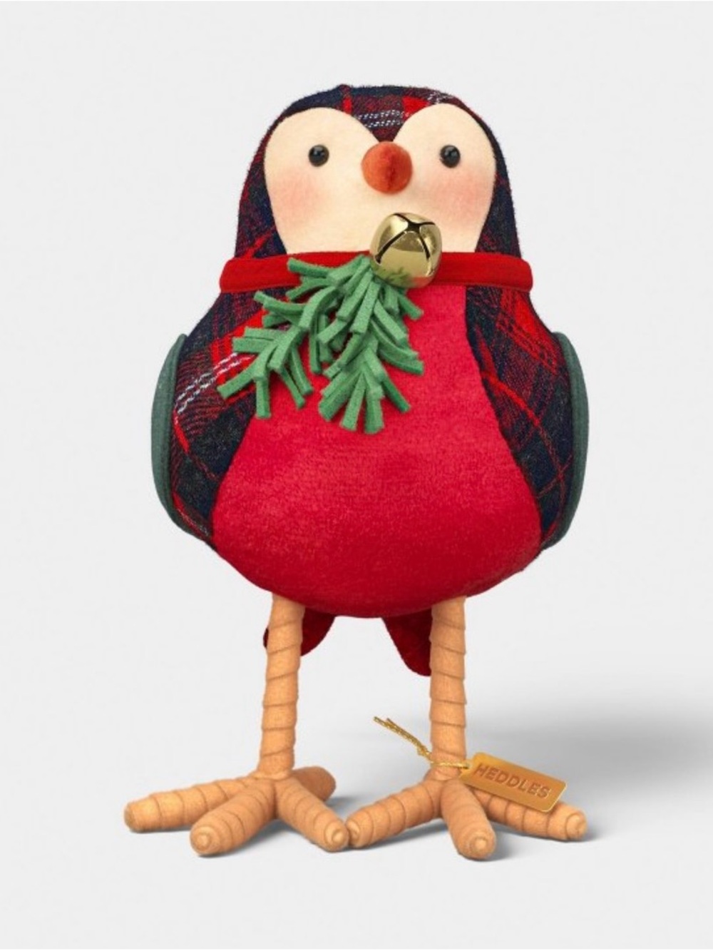 Target Featherly Friend Christmas Holiday Bird Plaid Suit Festive Cozy Cute